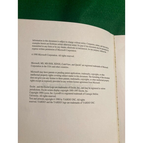 MICROSOFT WINDOWS 98  Packard Bell User's Guide Book ONLY NO disc - Picture 4 of 8